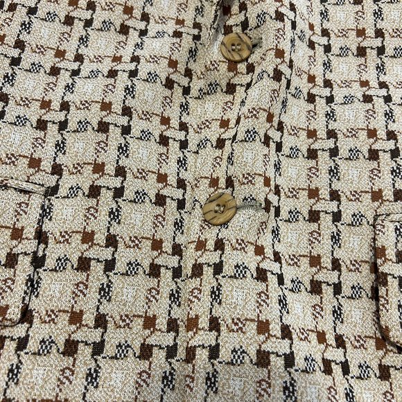 Hardwick Clothes Houndstooth Plaid Blazer - Picture 5 of 10